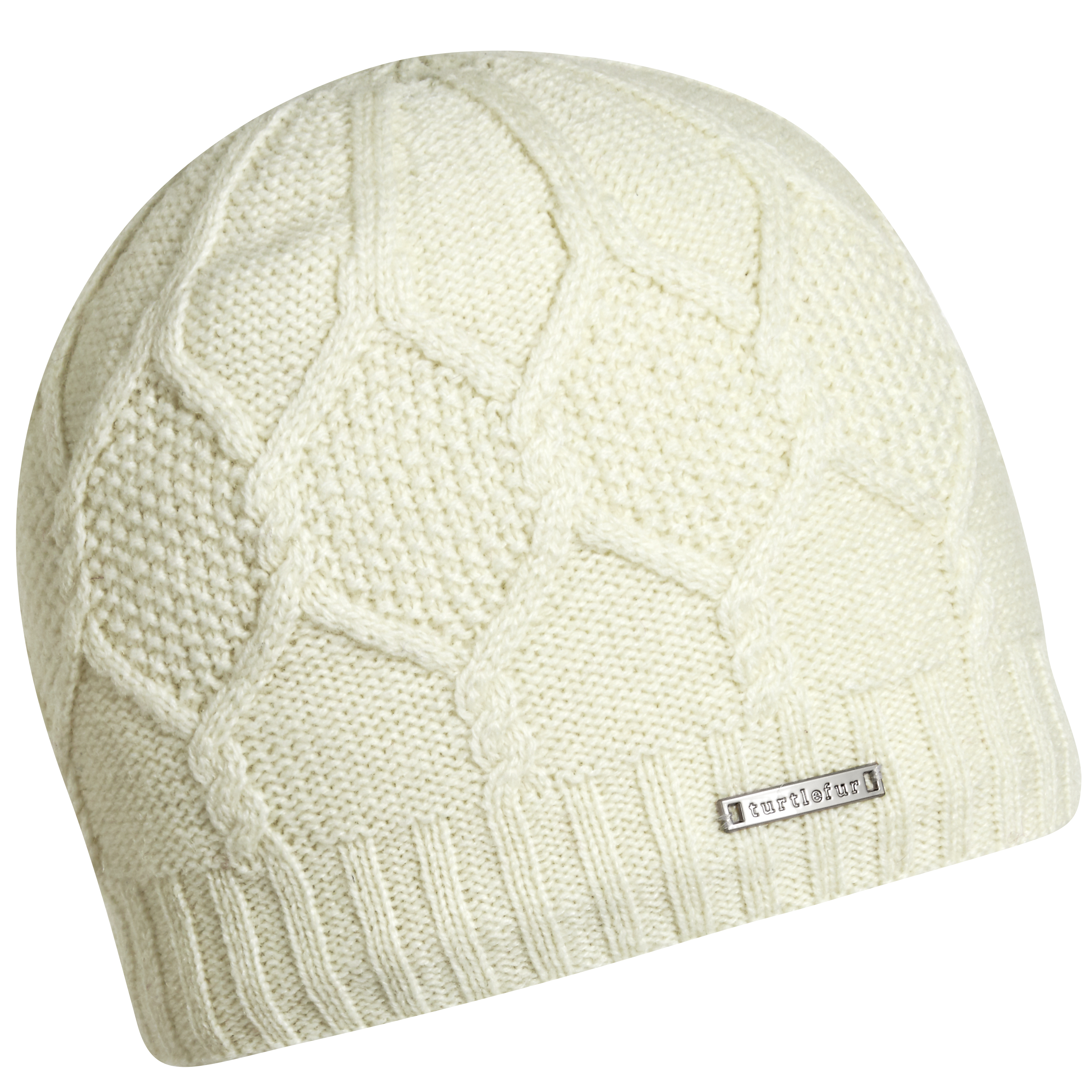 Turtle Fur Women's Lambswool Calliope Beanie White