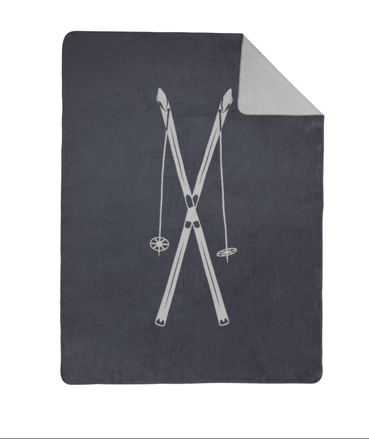 Alpine Chalet Cozy Ski Blanket Ski Haus Patio Place