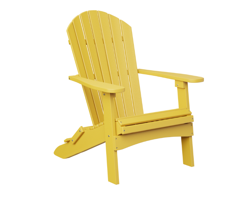 ComfoBack Folding Adirondack Sunburst Yellow Ski Haus Patio Place