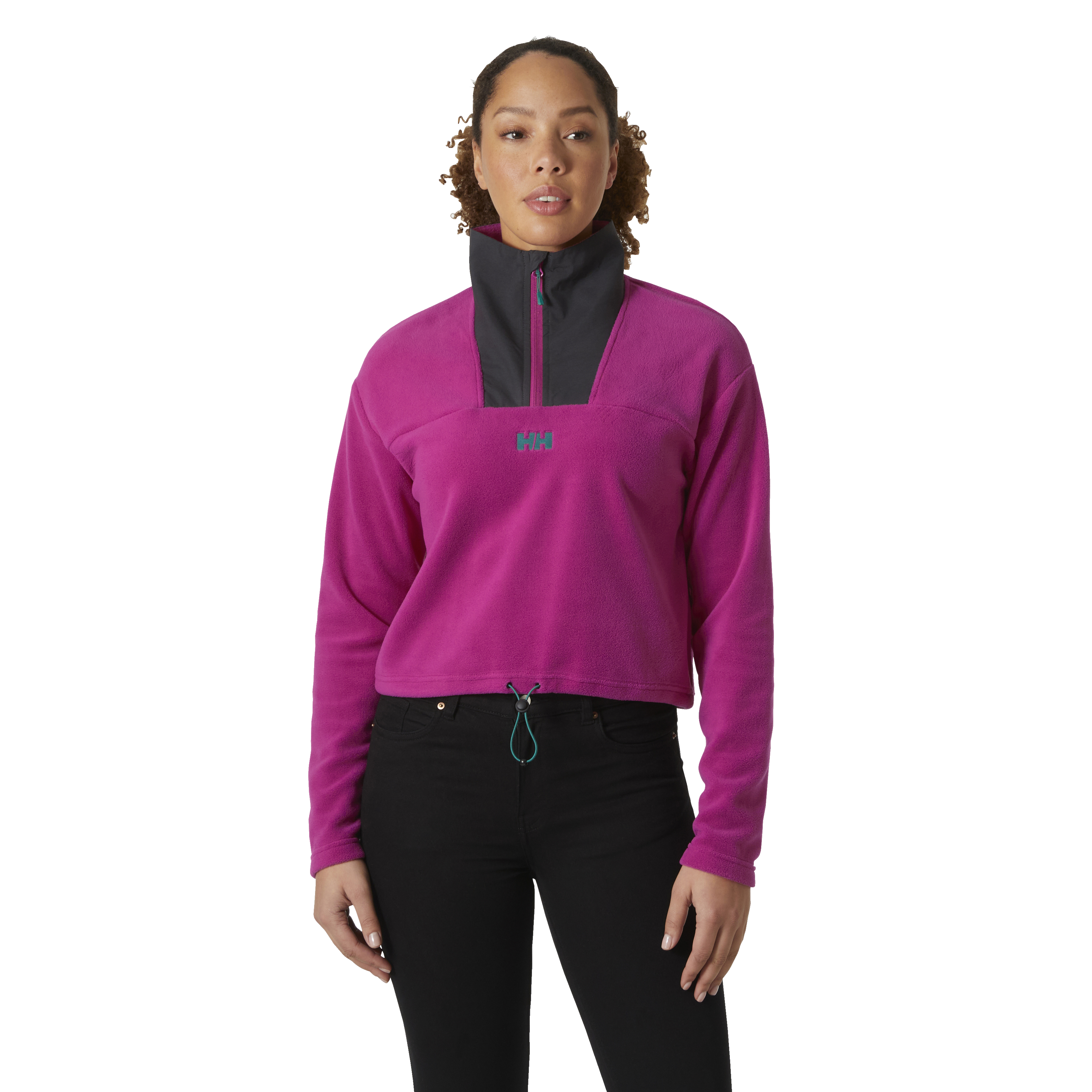 ダウンジャケット・コート 24AW KIRSH ARCH CHERRY FLEECE MIX CROP DOWN JUMPER KIRSH ]☆CHERRY KNIT HIGH NECK DOWN (KIRSH/ダウンジャケット