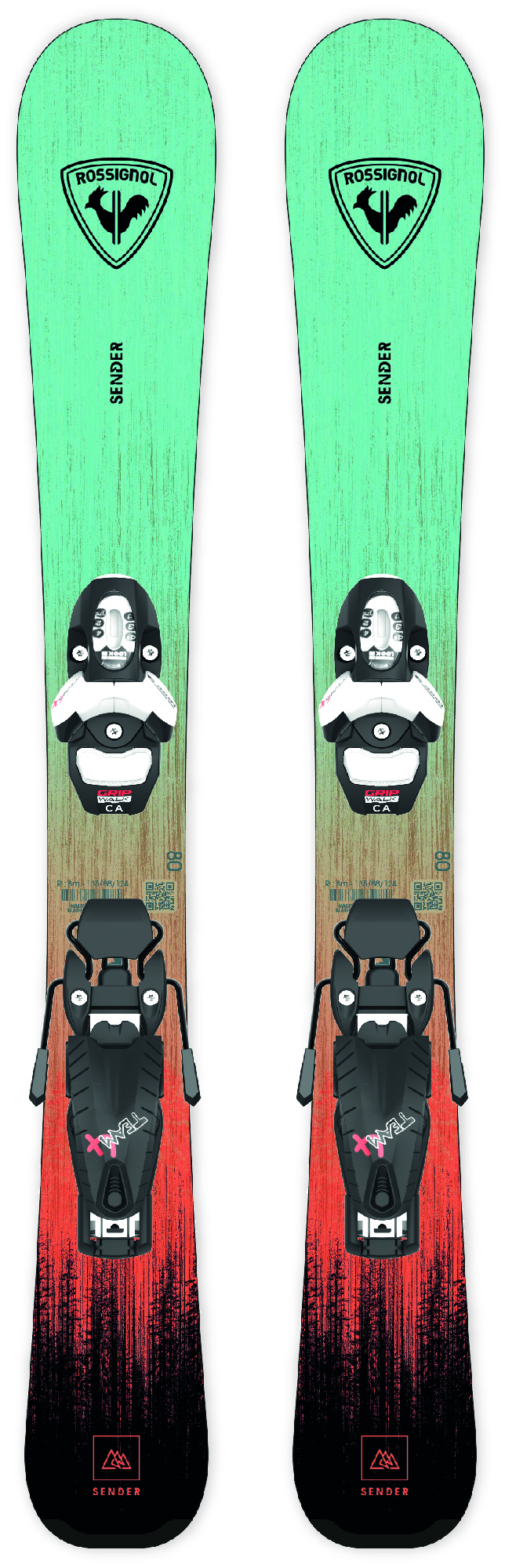Rossignol Hero KIDS 70cm TEAM4 ビンディング付き RROWE02_RAOWE01_FCKKT01_SENDER