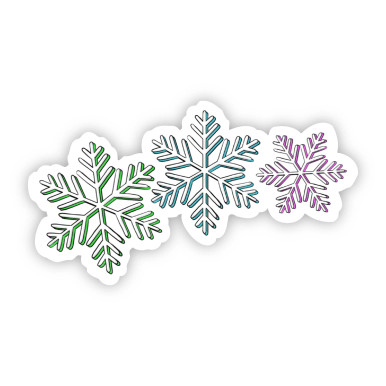 Frozen Snowflake - Snowflake - Sticker