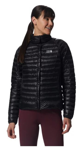 Mountain Hardwear Ghost Whisperer Snap Jacket - Women's - Black - L