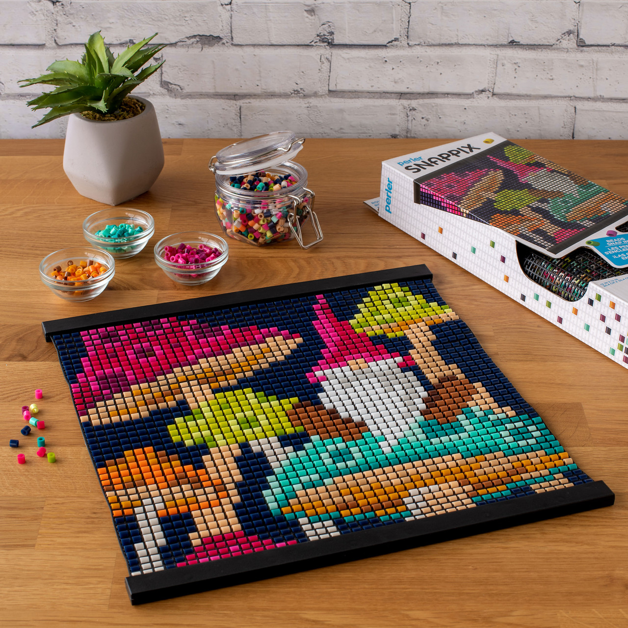 Snappix Mushroom Gnome Kit Classic Beads Perler