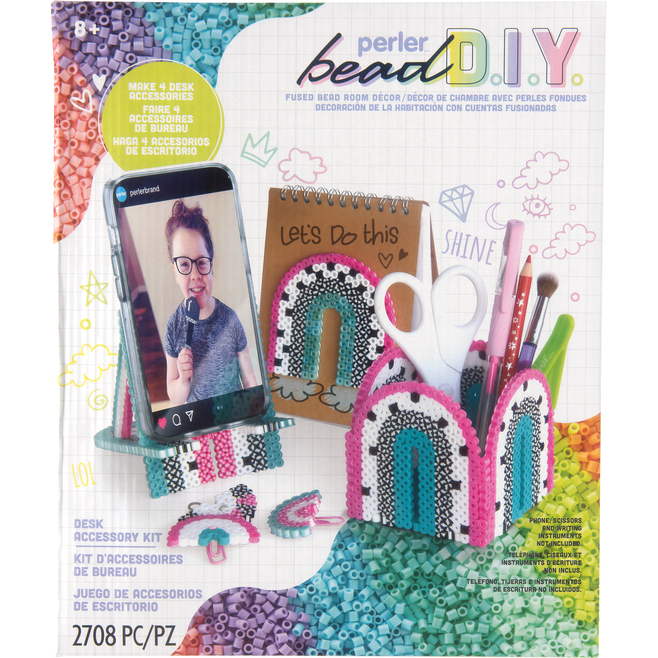 Girls Ultimate 2600-Piece DIY Bead Organizer Studio