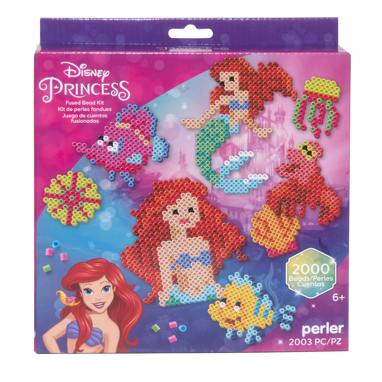 Perler Fused Bead Activity Kit-Disney Little Mermaid