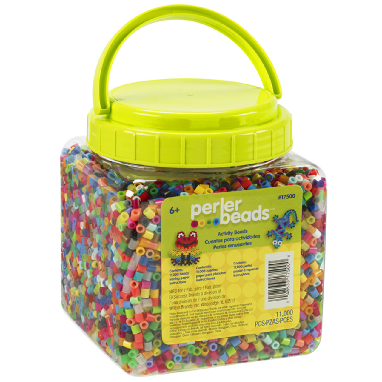 Perler 11,000 Multi-Mix Fused Bead Jar, Ages 6 and up