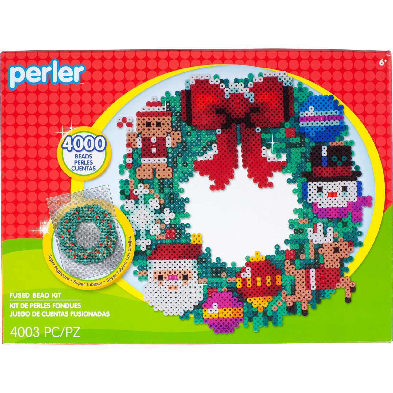 Perler Wreath Deluxe Fused Bead Kit