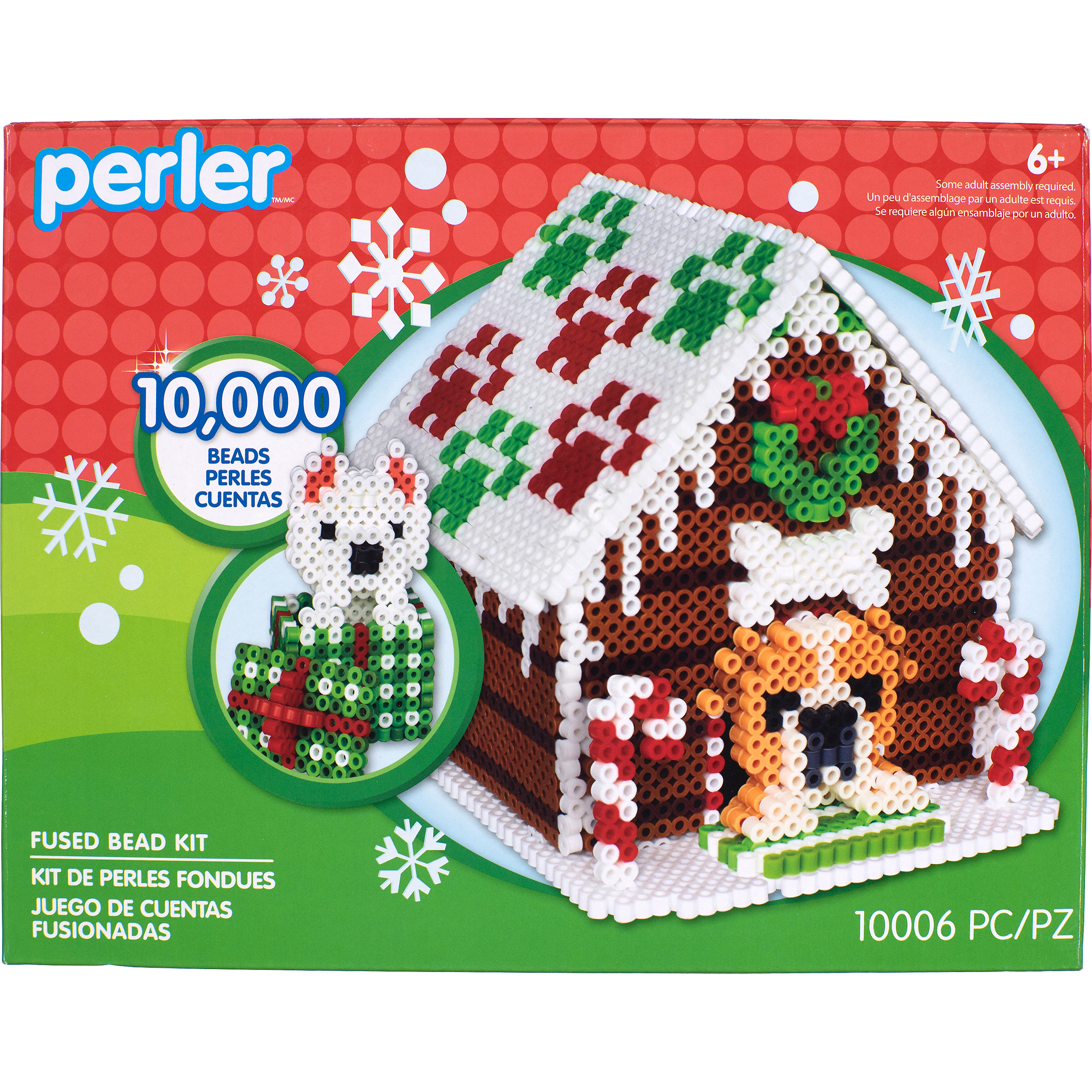 Dog House Gingerbread House Kit Perler