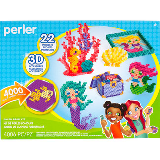  Perler Disney Princesses Fused Bead Craft Activity Kit,  Includes 5 Patterns, Finished Project Sizes Vary, Multicolor 2003 Pieces :  Arts, Crafts & Sewing