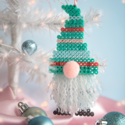 LAYERED Perler Bead DIY Christmas Ornaments