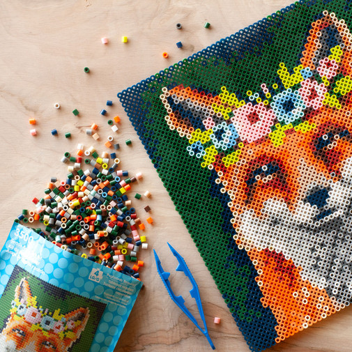 Perler Flower Crown Fox Activity Kit