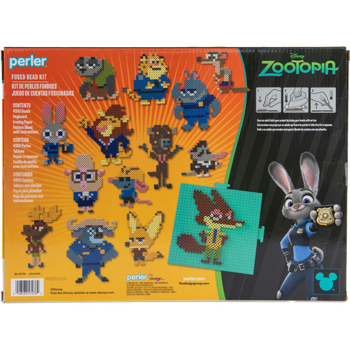 Perler Disney Zootopia Fused Bead Deluxe Box Kit