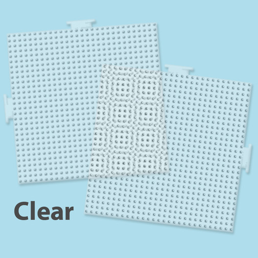 Large Clear Square Pegboards - 2 Ct