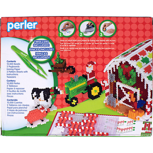 Perler Fused Bead Kit - 3D Holiday Gingerbread Village – Chez