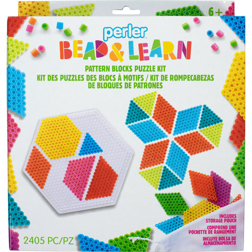 Bead Learn Pattern Blocks Puzzle Kit