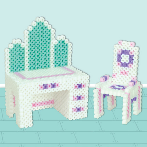 3D Dollhouse Vanity and Chair