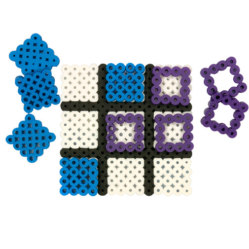 Perler Beads Tic Tac Toe Fused Bead Craft Kit