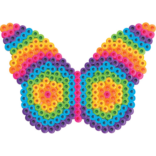 Rainbow circle  Perler bead patterns, Perler bead art, Hama beads