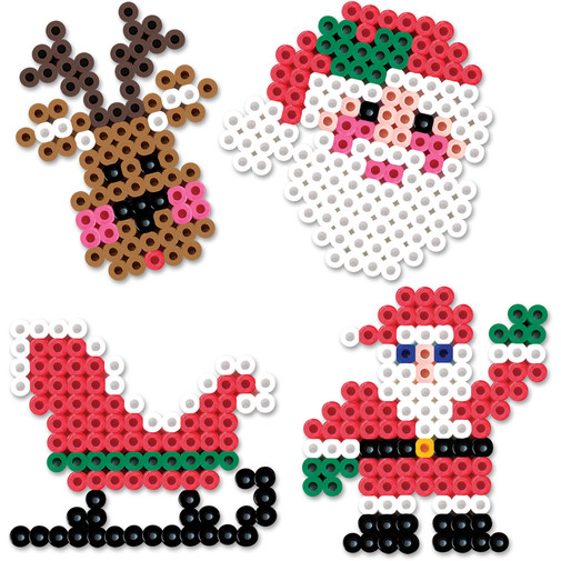 Perler bead Christmas  Perler beads designs, Perler beads, Perler bead art