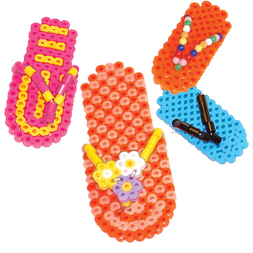 How to Make Perler Bead Flip Flops ⋆ Dream a Little Bigger