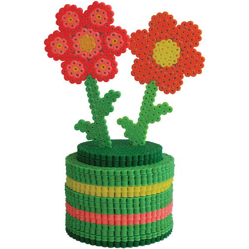 Perler Bead Flower  Easy Flower Perler Bead Patterns