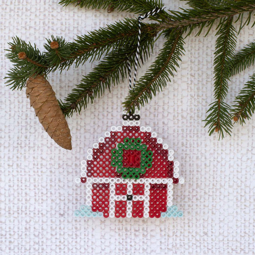 Holiday Country Barn Ornament