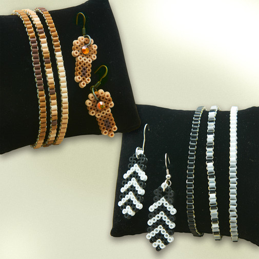 Mini Beads Bracelet and Earring Sets 