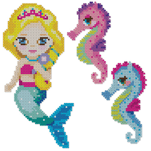 Mini Beads Mermaid and Seahorses 