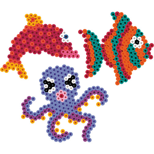Colorful Perler Beads Stock Photo - Download Image Now