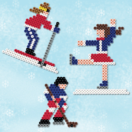 Winter Themed Perler Beads Patterns