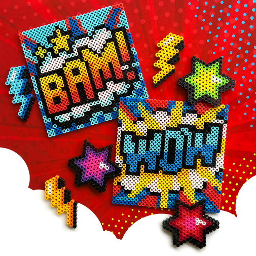 Superhero Perler Bead Patterns (10 Free) - Rock Your Homeschool