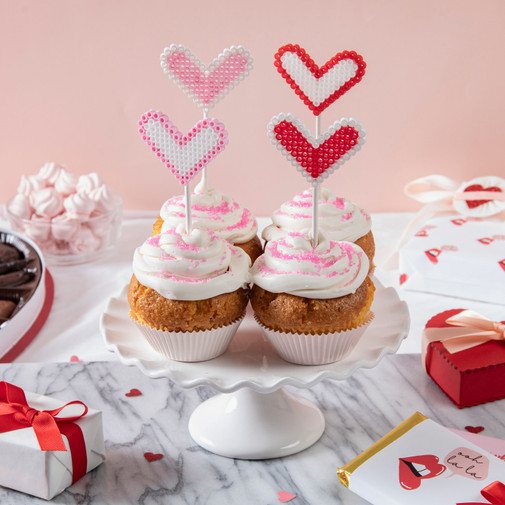 Valentine's Day Cupcake Toppers