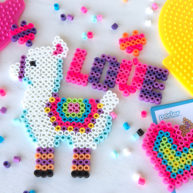 Llamas Large Bucket Perler