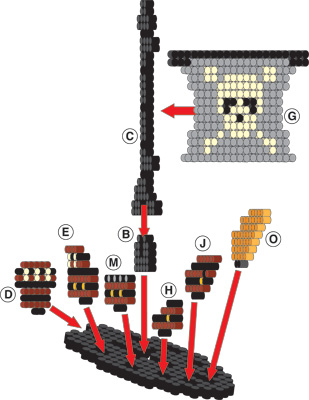 Pirate Beads Pirate Ship