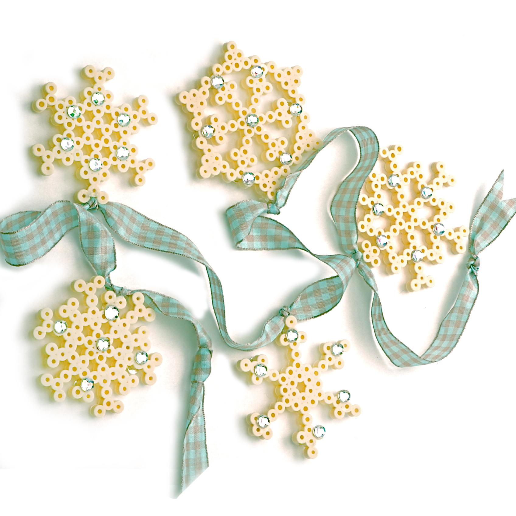 Clear Ice Snowflake Beads For Christmas And Snow Themed Projects
