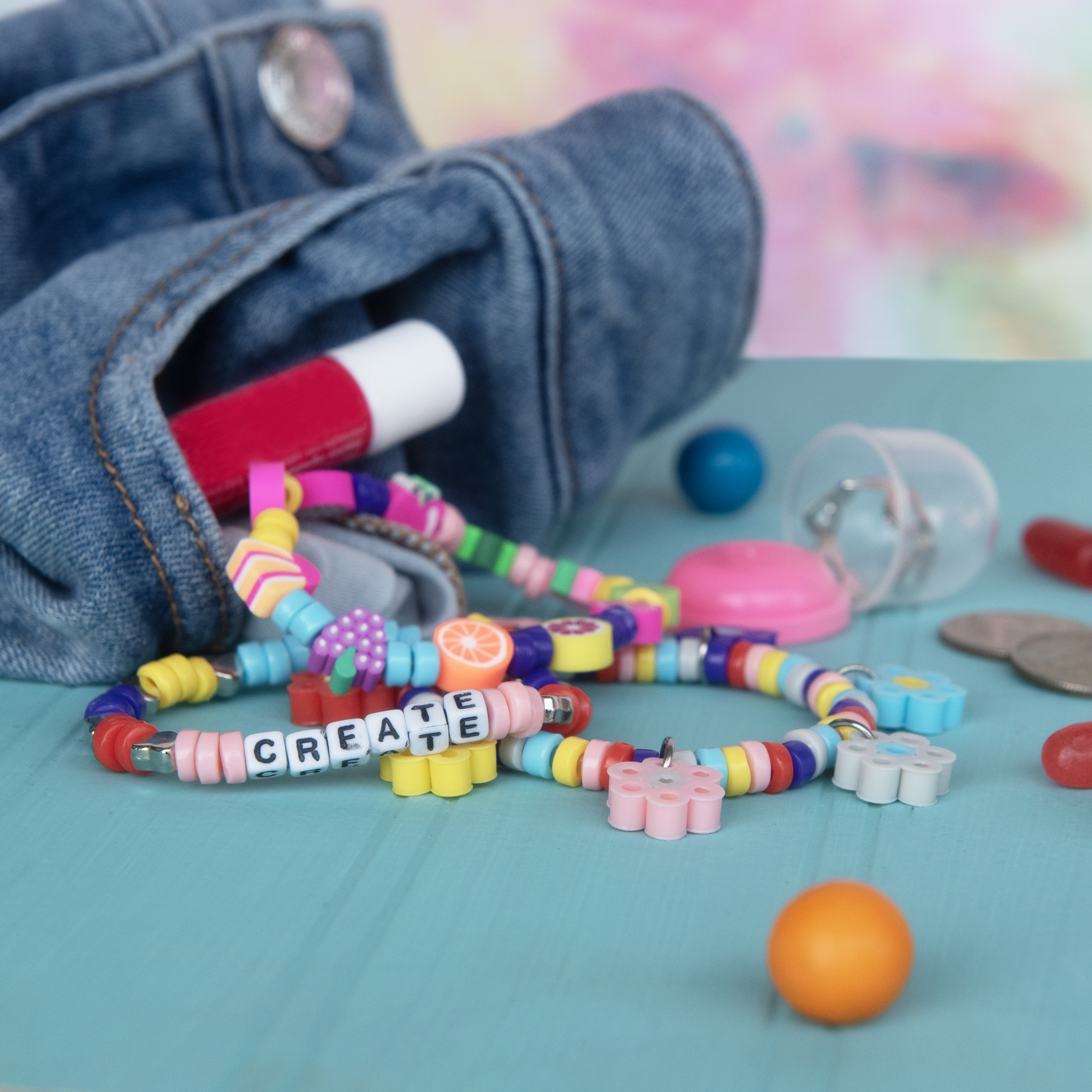 ▷ Bulk Lot 24 Colorful Crystal Stretchable Bracelets Mix Girl Child Cute  Accessory - CENTRO COMERCIAL CASTELLANA 200 ◁