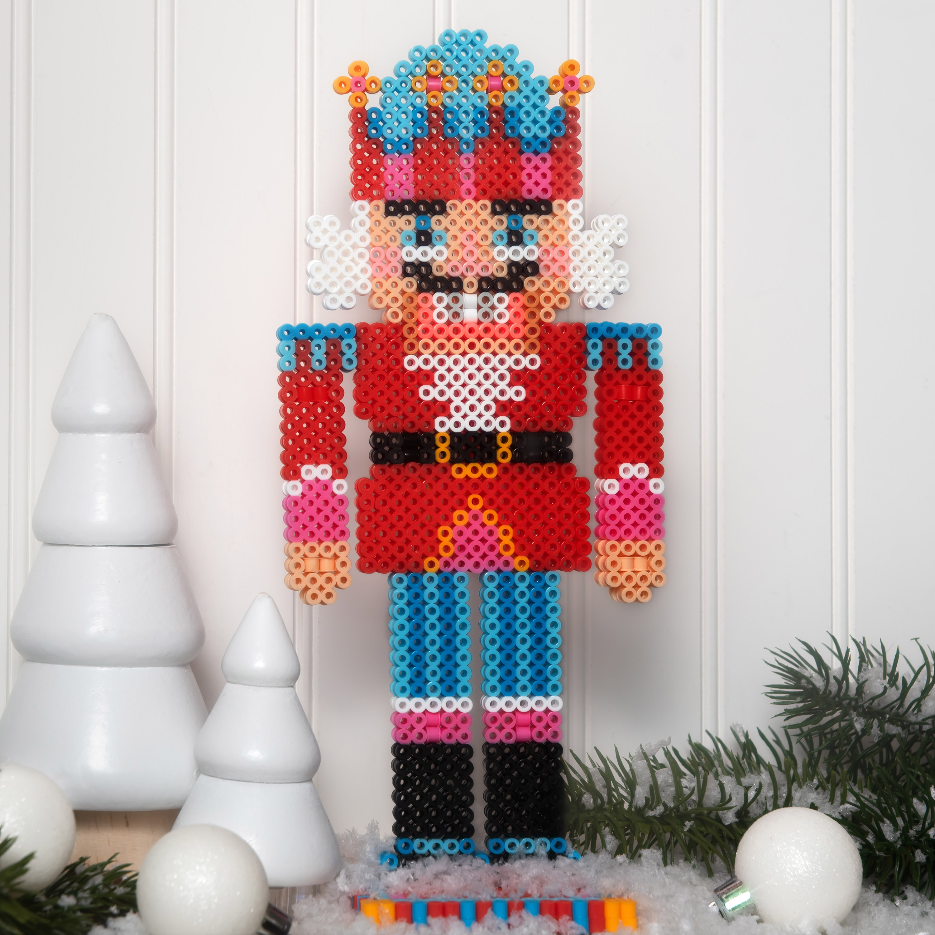 Easy DIY Perler Bead Christmas Ornaments & Decorations 