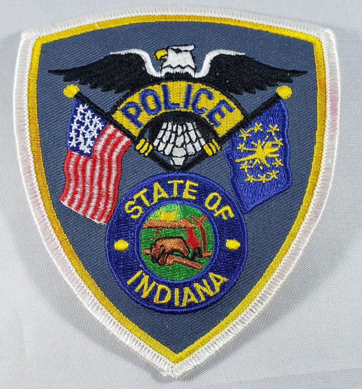 U.S. State of Indiana Geneva Deputy Police 実物バッジ・１点物 - 雑貨