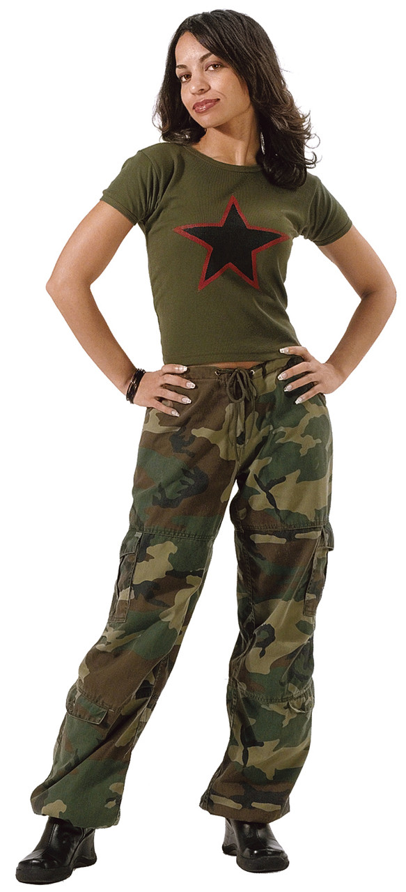 Womens Camouflage Pants