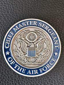 Coin Air Force Chief Master Sgt