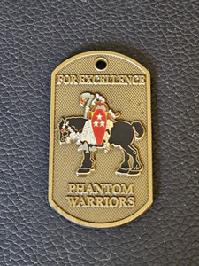 Coin Dog Tag Phantom Warriors