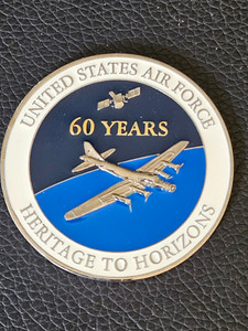 Coin Air Force 60 Years Heritage to Horizons