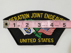 US711 Operation Joint Endeavor Hat Patch