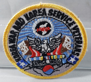 Korea war and Korea service veterans Patch US772 Korea war and Korea service veterans Patch US772