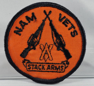 US757 Nam Vets Stack Arms Patch