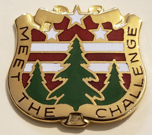 124th Army Reserve Command Unit Crest (Meet The Challenge) 124th Army Reserve Command Unit Crest (Meet The Challenge)
