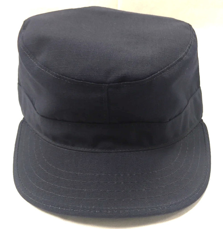 Hot Weather BDU Cap Black W/Pocket