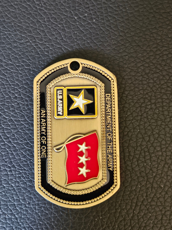 Coin Dog Tag Army of One