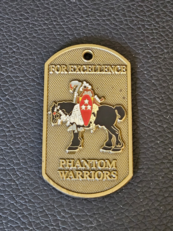 Coin Dog Tag Phantom Warriors